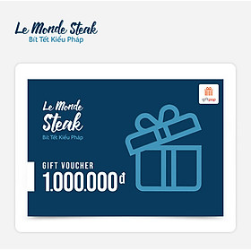 Giftpop - Phiếu Quà Tặng Le Monde Steak 1000K