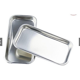 Mua Khay inox Chữ Nhật Đựng Dụng Cụ.