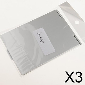 3xMini Travel Portable Folding Handbag Pocket Compact Makeup Mirror Silver S