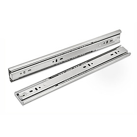 Mua Bộ 2 Thanh ray trượt ngăn kéo tủ cho thợ làm tủ  đóng tủ - Thép chống rỉ  Giảm chấn - 55cm