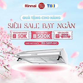 Mua Máy hút mùi 70cm Rinnai RH-S207-GC than hoạt tính và ống thoát