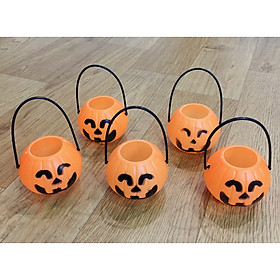 Set 4 giỏ bí ngô cho bé  hoá trang Halloween