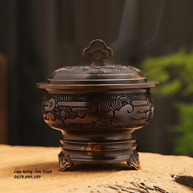 Mua LƯ HƯƠNG XÔNG TRẦM  ĐỐT TRẦM BẰNG ĐỒNG NGUYÊN CHẤT