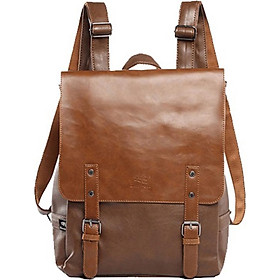 Balo da Three-Box Unisex chính hãng, balo thiết kế phong cách Hàn Quốc có ngăn chống sốc phù hợp với laptop 13inch, 14inch | BL3518