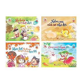 Combo 4 cuốn : Song Ngữ Bồi Dưỡng Tâm Lý, Trí Tuệ Cho Trẻ 