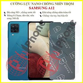 Mua Dán chống nhìn trộm dành cho  Samsung A12 - Dán cường lực dẻo nano 9H+