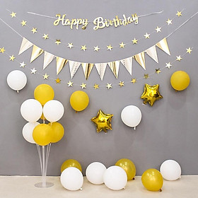Mua (TẶNG ĐÈN )SET BÓNG TRANG TRÍ SINH NHẬT CÓ ĐÈN LED  BÓNG BAY SINH NHẬT