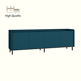 [Happy Home Furniture] LAVIA, Kệ TV 4 cửa mở - chân sắt, 180cm x 40cm x 60cm ( DxRxC), KTV_046