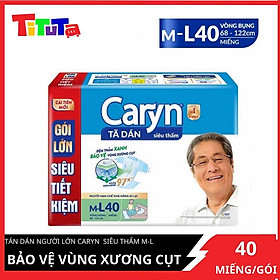 Tã Dán Siêu Thấm Caryn Gói Siêu Tiết Kiệm ML40 - MẪU MỚI