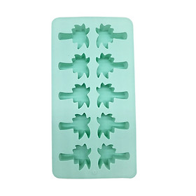 Mua Khuôn làm đá / thạch hình cây dừa bằng silicon 10 ô