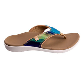 Dép xỏ ngón sức khỏe nữ Spenco Yumi Monet Aqua - nâng vòm cho bang chân bẹt