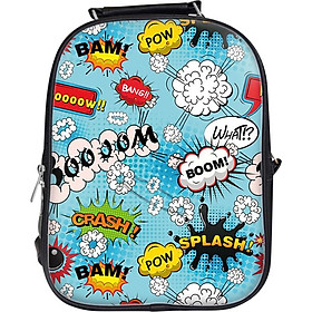 Balo Unisex In Hình Hiệu Ứng Nổ Truyện Tranh - BLHT375