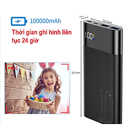 Mua Sạc dự phòng H-20 cao cấp - H-20 4K HD Wifi Cam Pin sạc dự phòng với camera góc rộng 170 độ