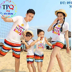 Đồ đôi đi biển xinh xắn chất vải đẹp - HÀNG LOẠI 1- giá nguyên bộ luôn quần và áo