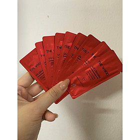Combo 30 gói Tinh chất chống nắng chống lão hóa, chống oxy hóa làm dịu da The Whoo UV Red Vitamin Sunscreen 1ml