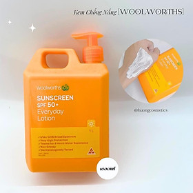 Kem Chống Nắng Woolworths Sunscreen Spf50+ Everyday Lotion 1000ml