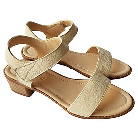 Giày Sandal Cao Gót BIGGBEN Da Bò Thật Cao 4 Phân SDCG88