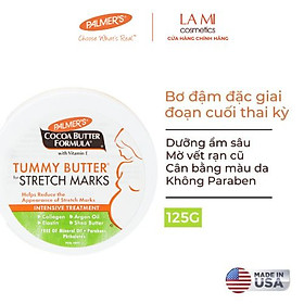 Bơ dưỡng ẩm rạn da cuối thai kỳ Palmer's 125g