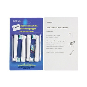 Combo bộ 4 đầu bàn chải đánh răng điện cho máy Oral B xuất xứ Đức