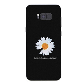 Ốp kính cường lực cho điện thoại Samsung Galaxy S8 Plus - Hoa Cúc MS HC004