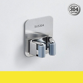 Mua MÓC TREO CHỔI  TREO CÂY LAU NHÀ THÔNG MINH DÁN TƯỜNG INOX 304