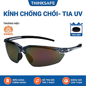 Mua Kính bảo hộ King s KY717 - kính chống bụi  tia UV  chống nắng  trầy xước  mắt kính râm mát  bảo vệ mắt khi lao động  du lịch  đi xe máy (Màu đỏ khói)