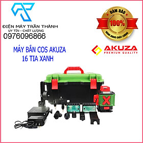 Máy cân bằng laser  AKUZA AK-GLA 4D,máy bắn cos 16 tia xanh 4D,2 pin tặng kèm kính,1 khay pin tiểu , hàng chính hãng nhập khẩu 2024