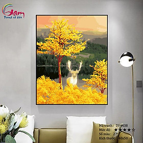 Mua Tranh sơn dầu số hoá tự tô màu Gam DV4438 40x50cm căng sẵn khung