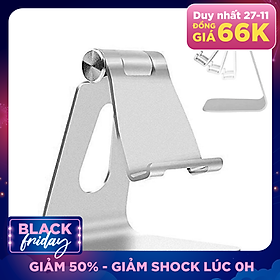 Giá Đỡ Điện Thoại, Máy Tính Bảng Kim Loại Nguyên Khối Basic Stand