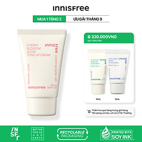 Kem dưỡng ẩm sáng da hoa anh đào đảo Jeju innisfree Cherry Blossom Tone Up Cream 50ml