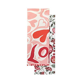 Mua Cath Kidston - Bộ khăn bàn/Set of 2 Tea Towels - Marble Hearts Ditsy - Pink -1043587