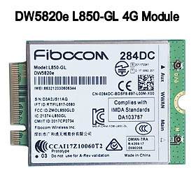Mua Card WWAN 4G Dell DW5820e (Fibocom Model: L850-GL) dùng cho laptop dell Precision 3541  3551  3561  Latitude 5500  5501  5401  5400  3301  3500  5310  3510  5511 - Card LTE WWAN DW5820e cho Laptop Dell - Hàng chính hãng