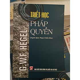 Triết học pháp quyền - W. Hegel