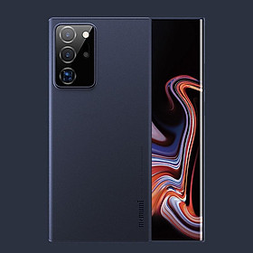 Ốp lưng lụa mỏng dành cho Samsung Galaxy Note 20 Ultra bảo vệ camera, siêu mỏng 0.3 mm - Hàng Chính Hãng Memumi - Xanh đen