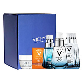 Bộ sản phẩm Dưỡng Chất (Serum) Giàu Khoáng Chất Vichy Mineral 89 Giúp Da Sáng Mịn Và Căng Mượt 30ml