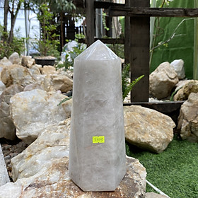 Trụ lục giác thạch anh trắng giúp giảm căng thẳng và stress - 5kg (27x12 (cm) -T579