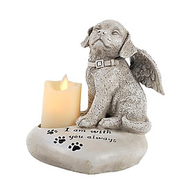 Hình ảnh Dog Memorial Statue Dog Remembrance Gift Loss of Dog Gift Forever in Our Hearts  Figurine Dog Memorial Gift