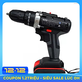 Máy Khoan Pin 21v 3 Chế Độ Có Búa Pin,Hộp Nhựa