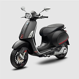 Xe Tay Ga Vespa Sprint S 125 Màu Đen Sần Black Opaco