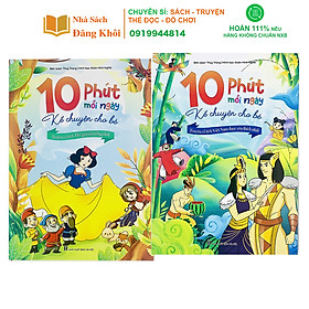 Hình ảnh Sách - 10 phút mỗi ngày kể chuyện cho bé Truyện cổ tích Việt Nam được yêu thích nhất nổi tiếng nhất (1 Cuốn)