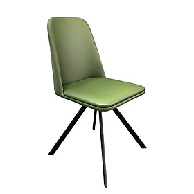 Mua Ghế ngồi tiếp khách thân xoay CRAB 4A-P Nội thất Capta.vn Ghế phòng ăn hiện đại nệm bọc pvc cao cấp màu nâu bò xanh kem thân xoay 360 tại TP HCM