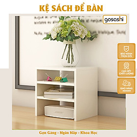 Mua Kệ Gỗ MDF Để Bàn 3 Ngăn Nhiều Màu  Dễ Lắp Ráp  Phong Cách Tối Giản Hàng Thương Hiệu Gosashi-KSDB3Ngan
