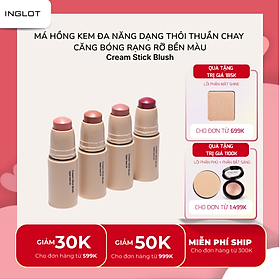 Má Hồng Kem Đa Năng Dạng Thỏi Thuần Chay Căng Bóng Rạng Rỡ Bền Màu Cream Stick Blush Inglot (6,2 g)