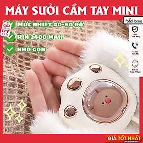 Mua Máy Sưởi Ấm Cầm Tay Hình Chân Gấu - Sạc USB - Tùy Chỉnh Chế Độ Ấm  Tắt / Bật - Kèm Dây Treo Tiện Dụng Giao Màu Ngẫu Nhiên- Hàng nhập khẩu