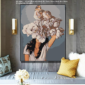 Mua Tranh Sơn Dầu Số Hóa Hot Trend - Tranh Chân Dung Tự Tô - Portrait Picture Paint By Numbers