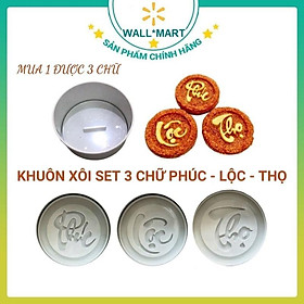 Mua Khuôn xôi Phúc Lộc Thọ 3 chữ hàng đẹp to lớn WALLMART WM125