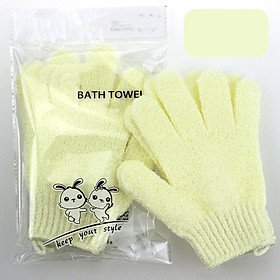 Bao tay tắm găng tay matxa tắm tẩy tế bào chết, tẩy da chết bông tắm giúp kỳ sạch bẩn trên da (nhiều màu) (Xả Rẻ Lấy 5*)