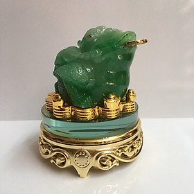 Mua Cóc - Thiềm Thừ phong thủy - đế kiếng xoay 360 độ