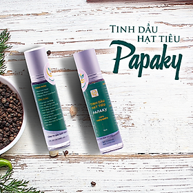 Tinh dầu hạt tiêu Papaky Giảm Đau Nhức, Giảm Các Vấn Đề Xương Khớp Lọ 10ml