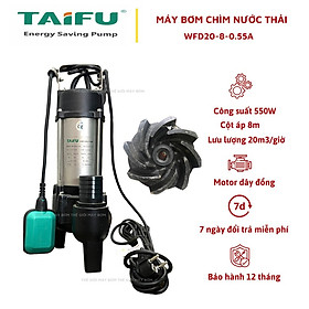 Mua Máy bơm chìm nước thải 550W (0.75HP) Thân INOX 304 TAIFU WFD20-8-0.55A - Bảo hành 1 năm